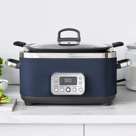 Elite 6-Quart Slow Cooker | Premiere Stainless Steel