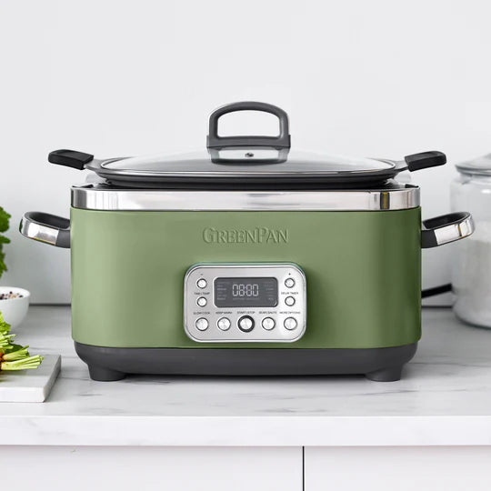 Elite 6-Quart Slow Cooker | Premiere Stainless Steel