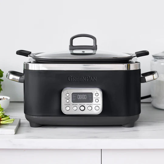 Elite 6-Quart Slow Cooker | Premiere Stainless Steel