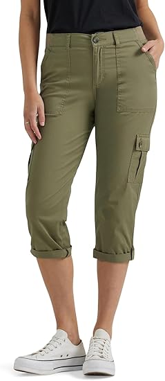 Women's Ultra Lux Comfort with Flex-to-Go Cargo Capri Pant
