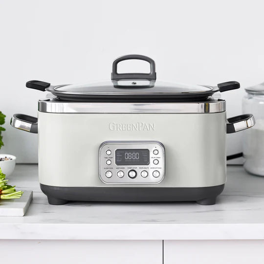 Elite 6-Quart Slow Cooker | Premiere Stainless Steel